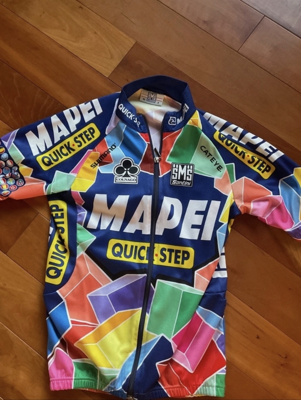 Santini Blue Collar Jersey Cycling